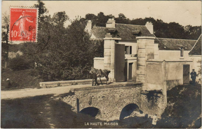 Carte postale ancienne Le chemin de la Haute Maison à Noisy-le-Grand