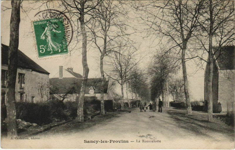 Carte postale ancienne Sancy-les-Meaux Rousselotte à Meaux