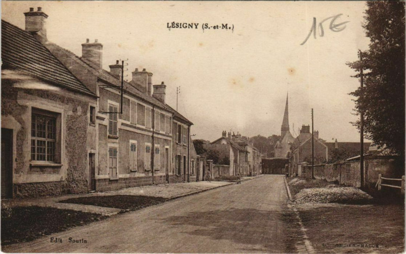Carte postale ancienne Lesigny