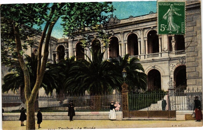 Carte postale ancienne Ed. Aqua Toulon Le Musée à Toulon