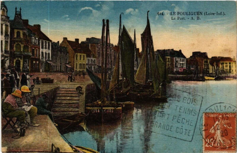 Carte postale ancienne Le Pouliguen - Le Port au Pouliguen