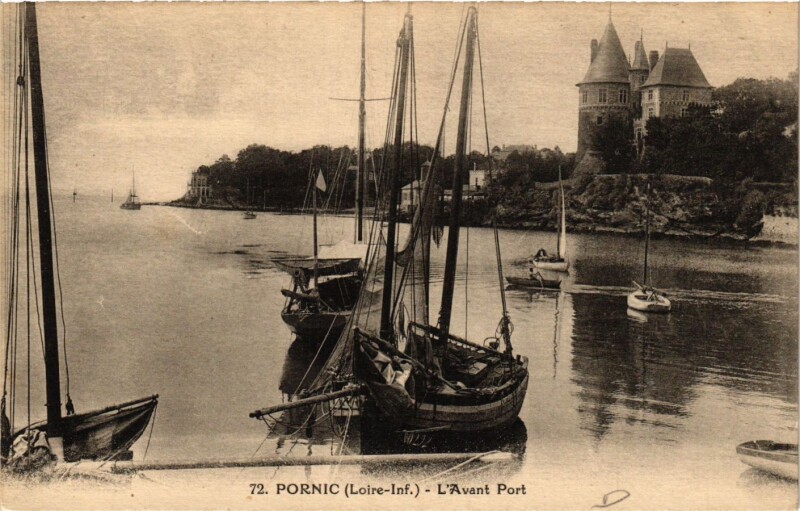 Carte postale ancienne Pornic - L'Avant Port à Pornic