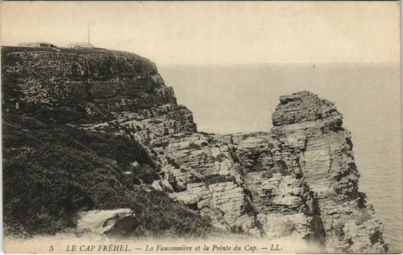 Carte postale ancienne Cap Frehel La Fauconniere et la Pointe du Cap