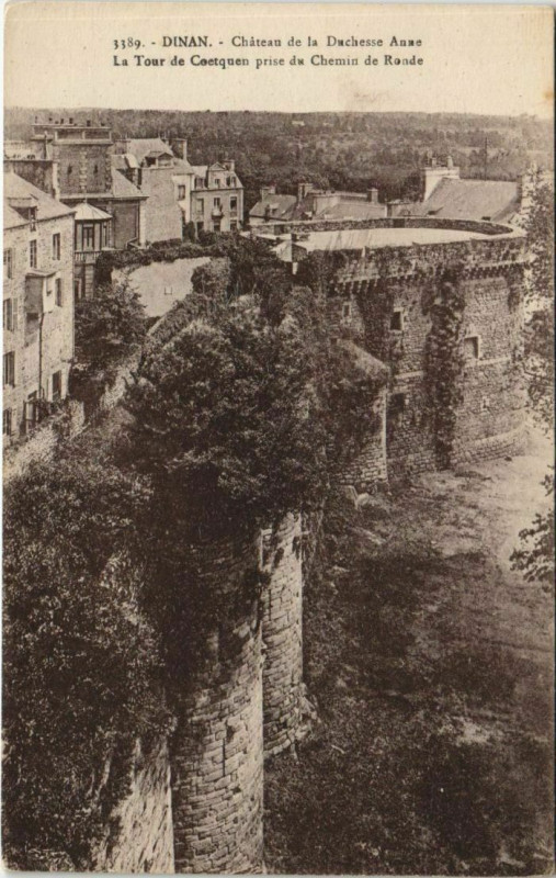 Carte postale ancienne Dinan Chateau de la Duchesse Anne à Dinan