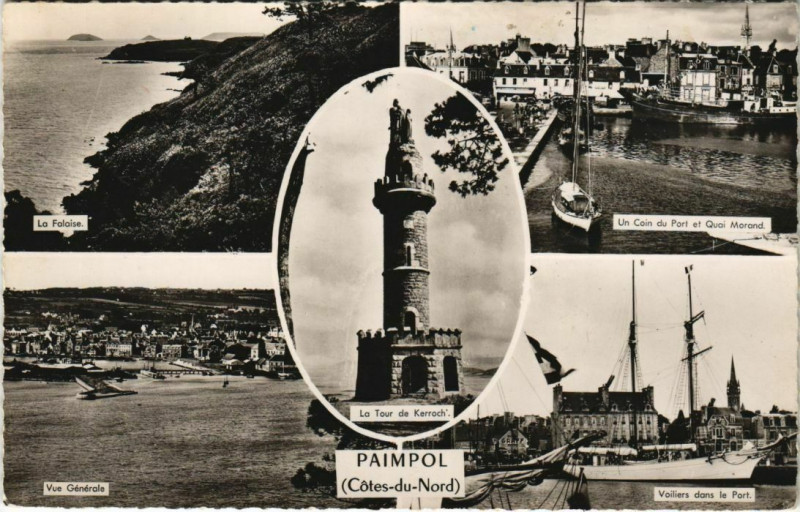Carte postale ancienne Paimpol Scenes à Paimpol