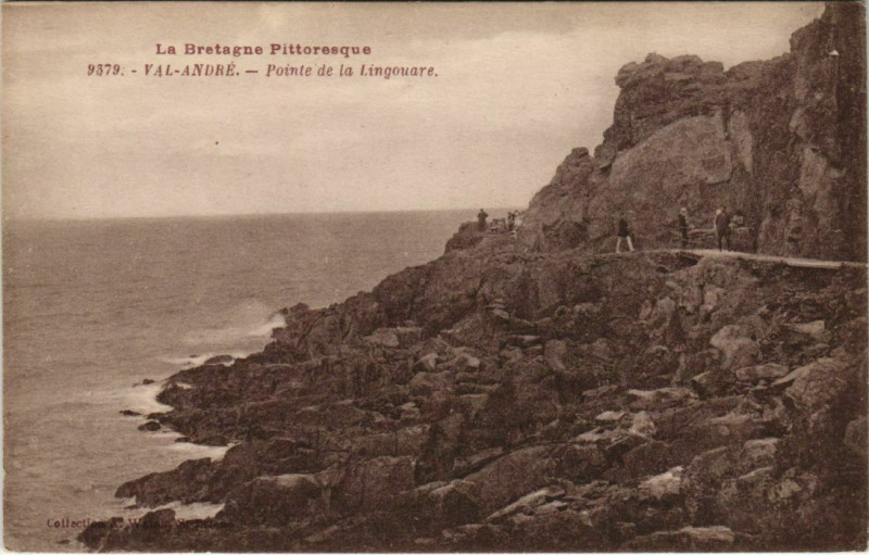 Carte postale ancienne Le Val-Andre Pointe de la Lingouare