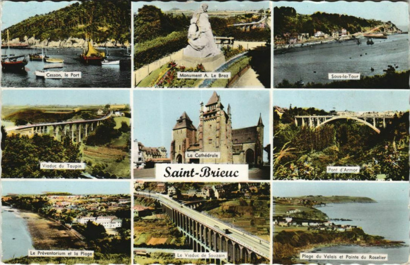 Carte postale ancienne Saint-Brieuc Scenes à Saint-Brieuc
