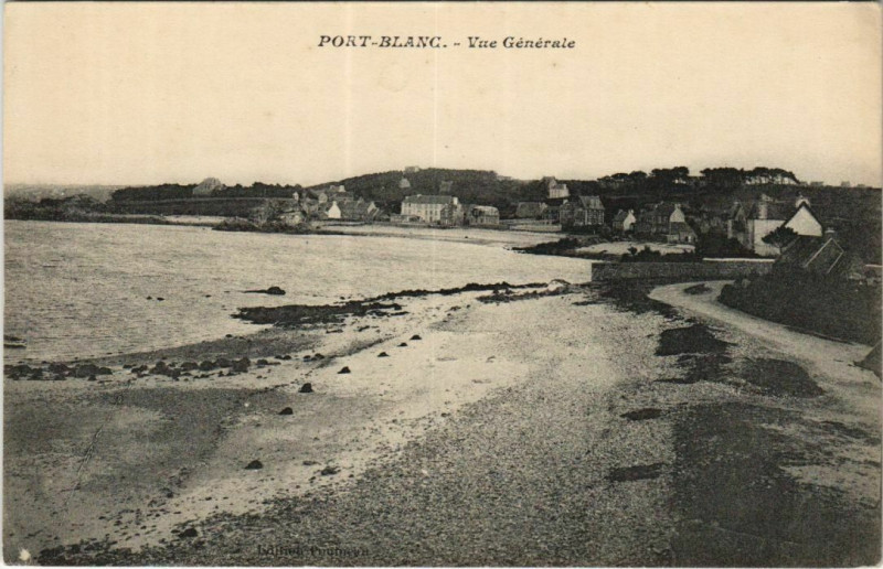 Carte postale ancienne Port-Blanc Vue Generale