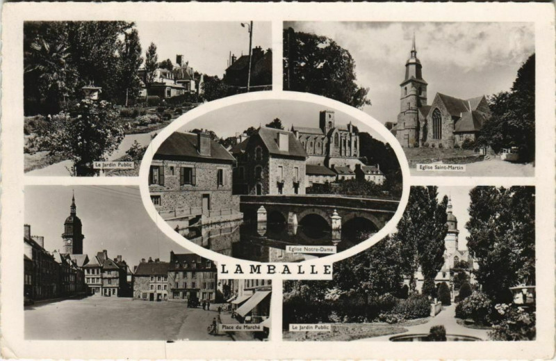 Carte postale ancienne Lamballe Scenes
