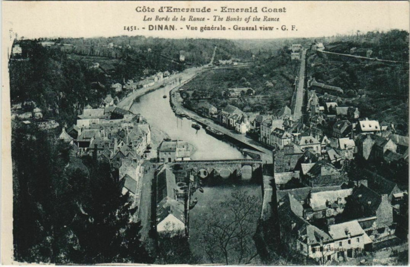 Carte postale ancienne Dinan Vue Generale à Dinan