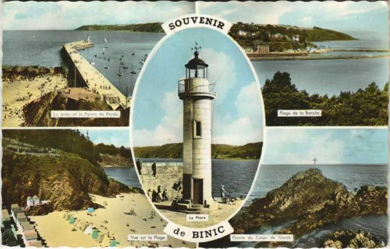 Carte postale ancienne Binic Scenes
