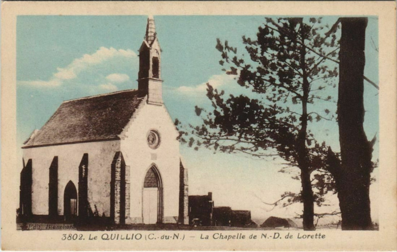 Carte postale ancienne La Chapelle de Notre-Dame de Lorette au Quillio