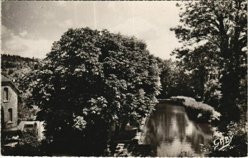 Carte postale ancienne Gaulnes Un Coin Pittoresque