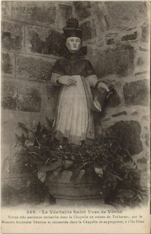 Carte postale ancienne Le Veritable Saint Yves de Verite