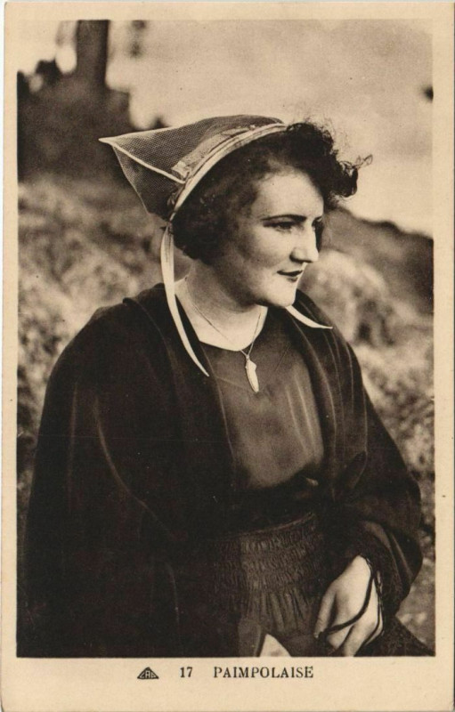 Carte postale ancienne Paimpol Paimpolaise - Type à Paimpol
