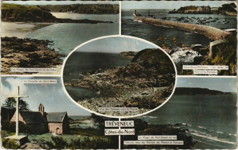 Carte postale ancienne Treveneuc Scenes