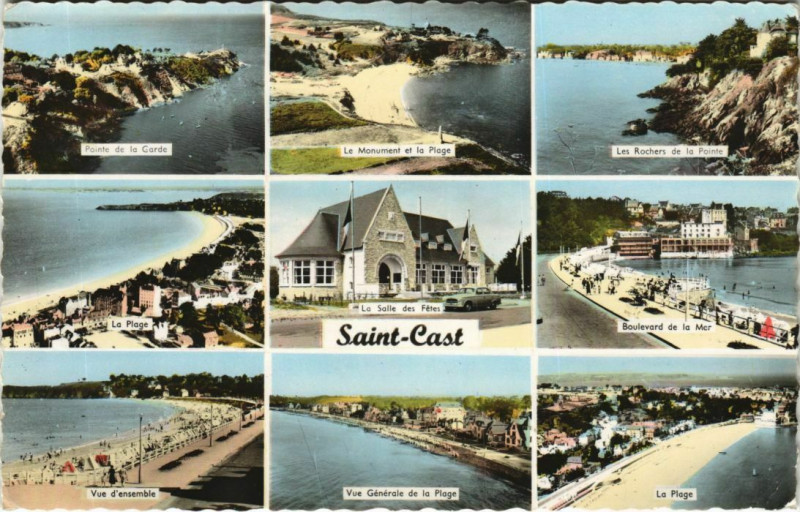 Carte postale ancienne Saint-Cast Scenes