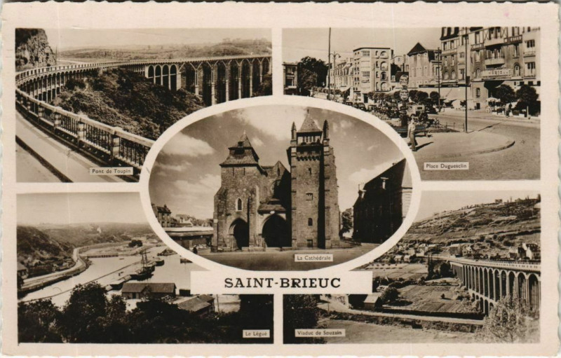 Carte postale ancienne Saint-Brieuc Scenes à Saint-Brieuc