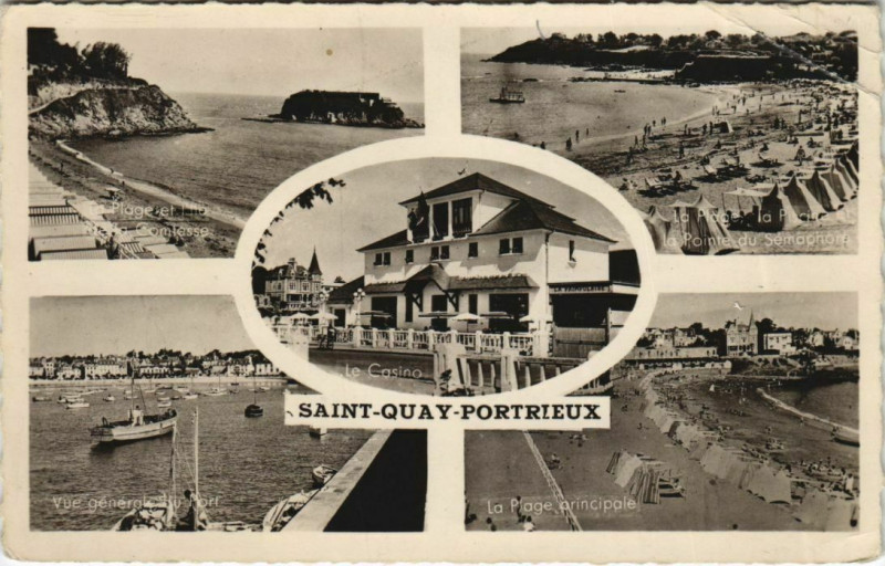 Carte postale ancienne Saint-Quay-Portrieux Scenes à Saint-Quay-Portrieux