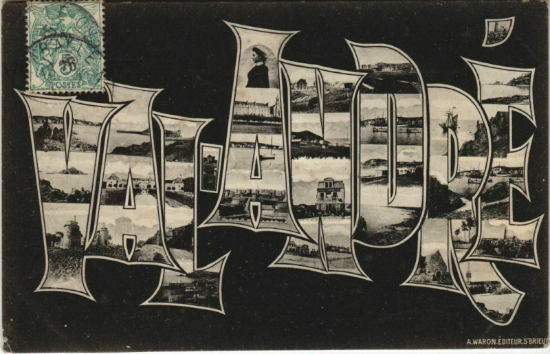 Carte postale ancienne Le Val-Andre Scenes