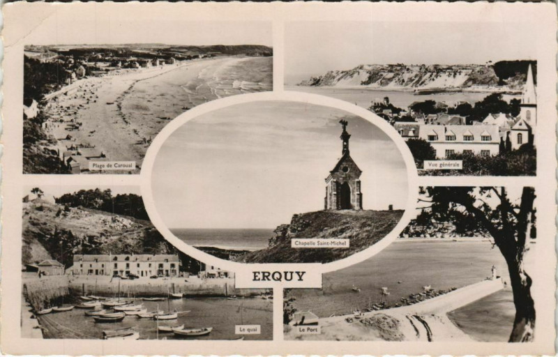 Carte postale ancienne Erquy Scenes à Erquy