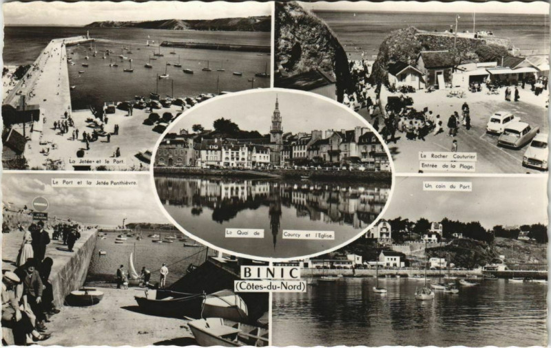 Carte postale ancienne Binic Scenes
