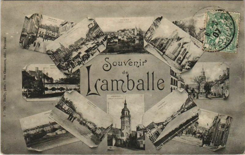 Carte postale ancienne Lamballe Scenes