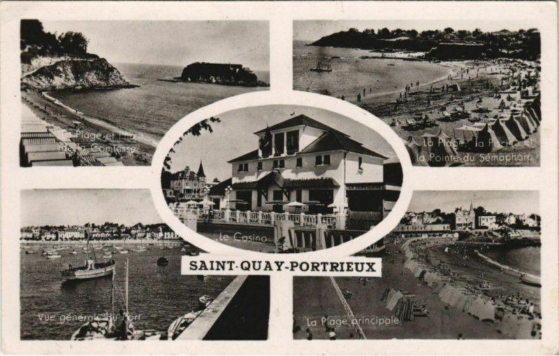 Carte postale ancienne Saint-Quay-Portrieux Scenes à Saint-Quay-Portrieux