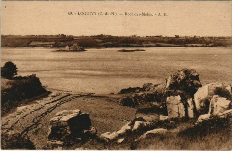 Carte postale ancienne Loguivy Roch-ler-Melus