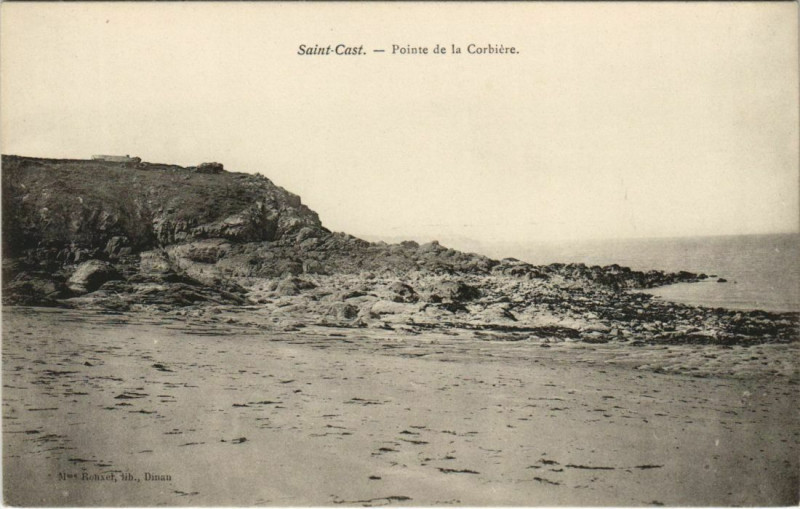 Carte postale ancienne Saint-Cast Pointe de la Corbiere