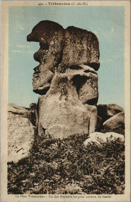 Carte postale ancienne Trebeurden Le Pere Trebeurden