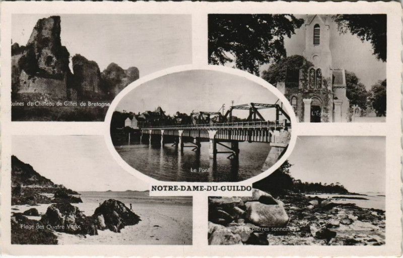 Carte postale ancienne Notre-Dame-du-Guildo - Scenes