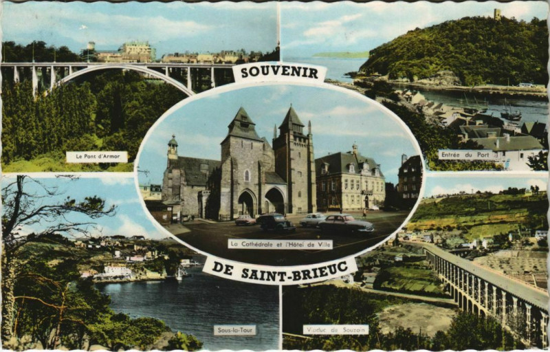 Carte postale ancienne Saint-Brieuc Scenes à Saint-Brieuc