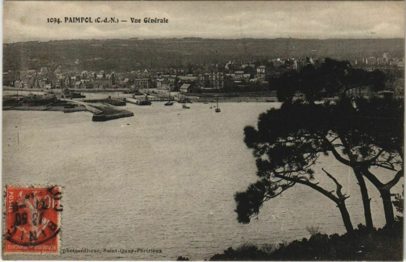 Carte postale ancienne Paimpol Vue Generale à Paimpol