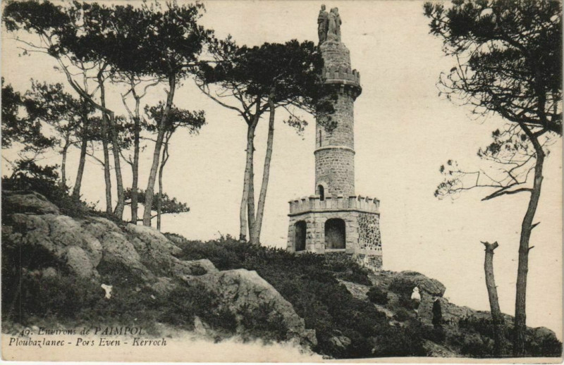 Carte postale ancienne Ploubazlanec Pors Even - Kerroch à Ploubazlanec