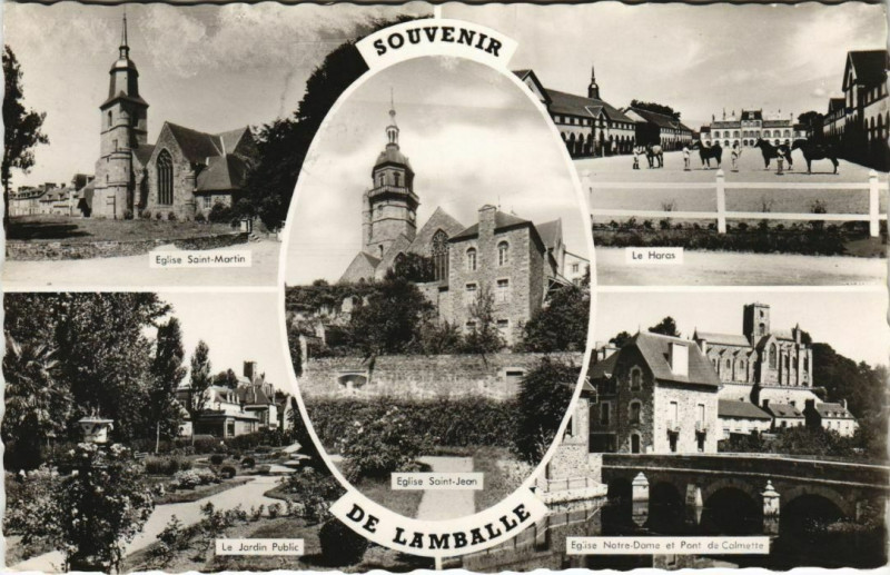 Carte postale ancienne Lamballe Scenes