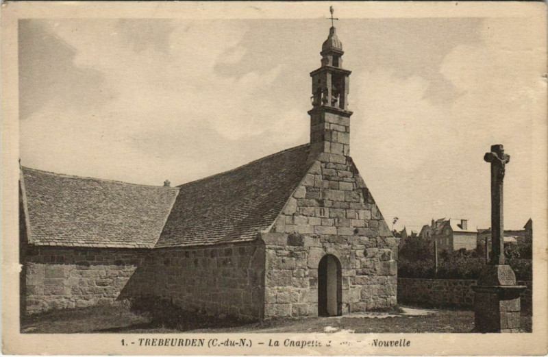 Carte postale ancienne Trebeurden La Chapelle