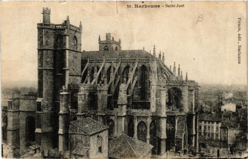 Carte postale ancienne Narbonne Saint-Just à Narbonne
