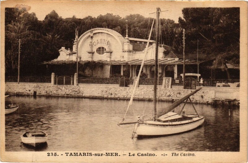 Carte postale ancienne Tamaris-sur-Mer-Le Casino