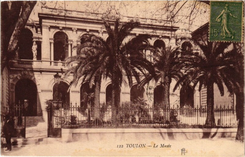 Carte postale ancienne Toulon Le Musée à Toulon