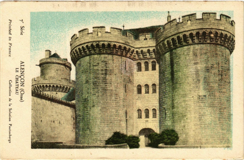 Carte postale ancienne Alencon - Le Chateau à Alençon