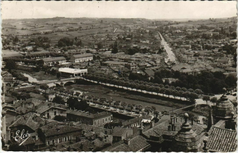 Carte postale ancienne Auch Vue Generale à Auch