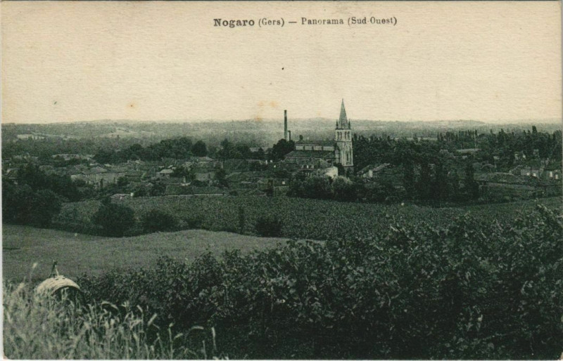 Carte postale ancienne Nogaro Panorama - Sud-Ouest à Nogaro