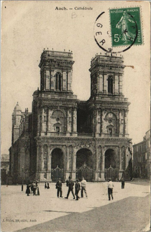 Carte postale ancienne Auch Cathedrale à Auch