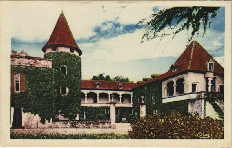 Carte postale ancienne Vianne Chateau de La Roche a M.Marcel Prevost France à Vianne