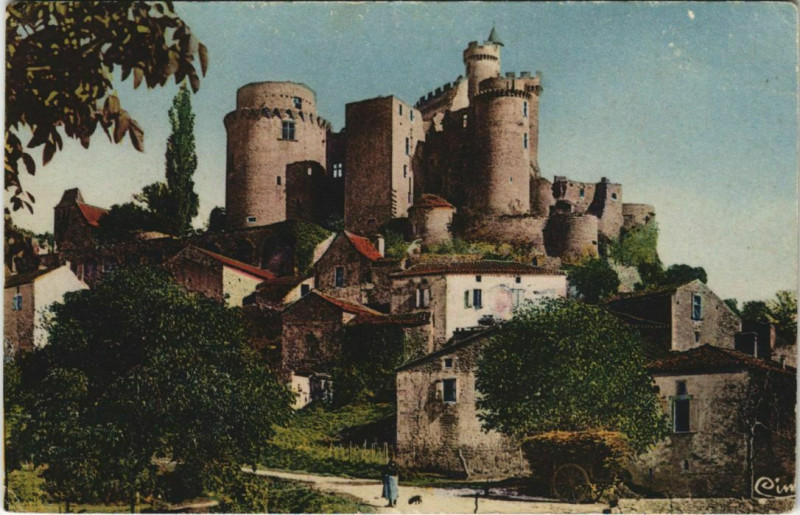 Carte postale ancienne Bonaguil Le Chateau France