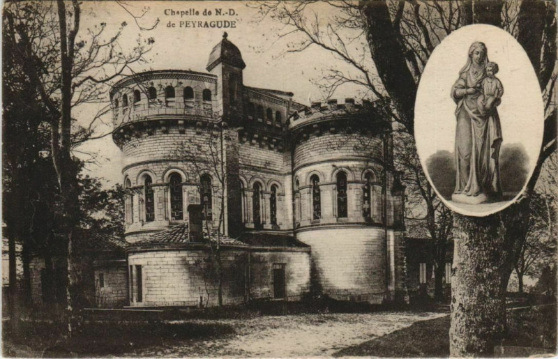 Carte postale ancienne Chapelle de N.D.de Peyragude France