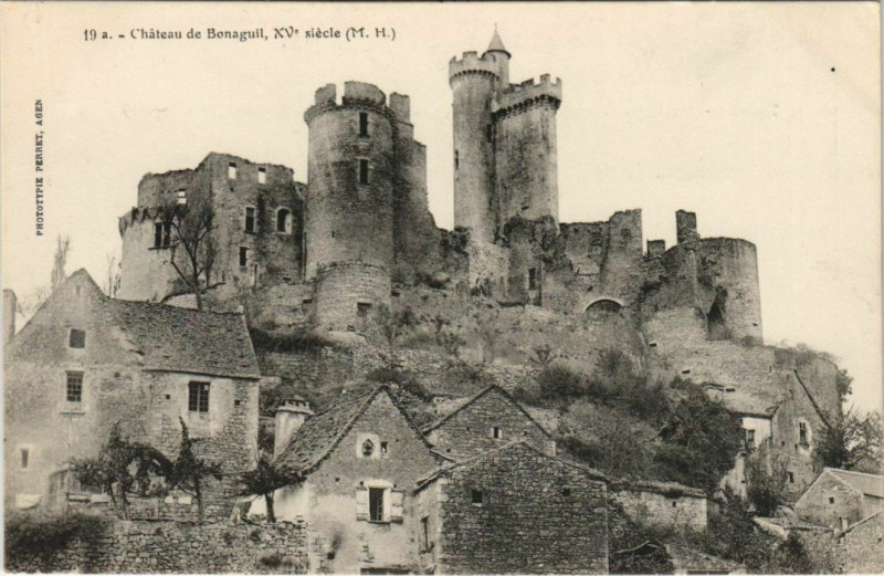 Carte postale ancienne Chateau de Bonaguil France