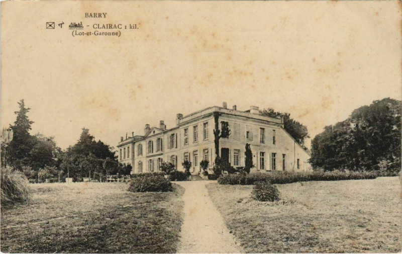 Carte postale ancienne Clairac France à Clairac