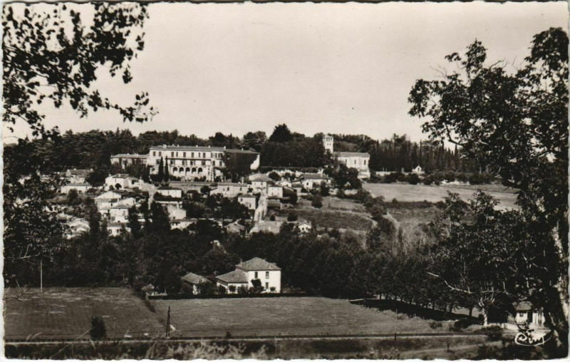 Carte postale ancienne Poudenas Vue Generale France à Poudenas